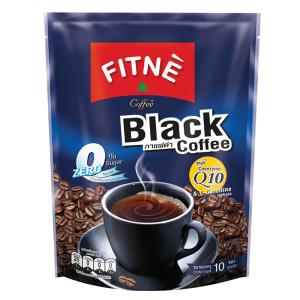 Fitné Black Coffee Mix Coenzyme Q10 – Zero Sugar